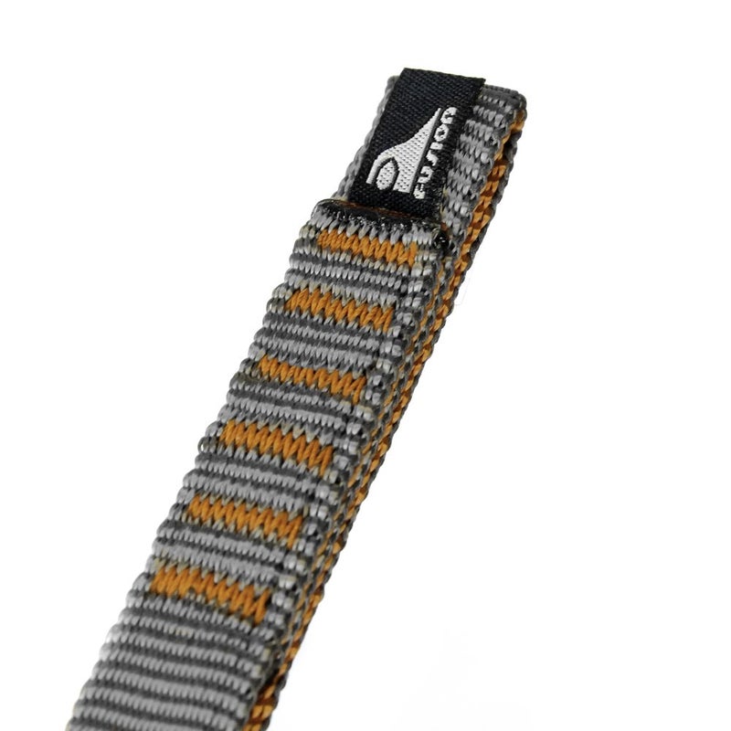 Fusion Climb ProGlide Quickdraw Runner - 5000 lbs Rated Stitched Loop Nylon Webbing 20cm x 1.7cm - Tan/Orange, 20cm - Image 4